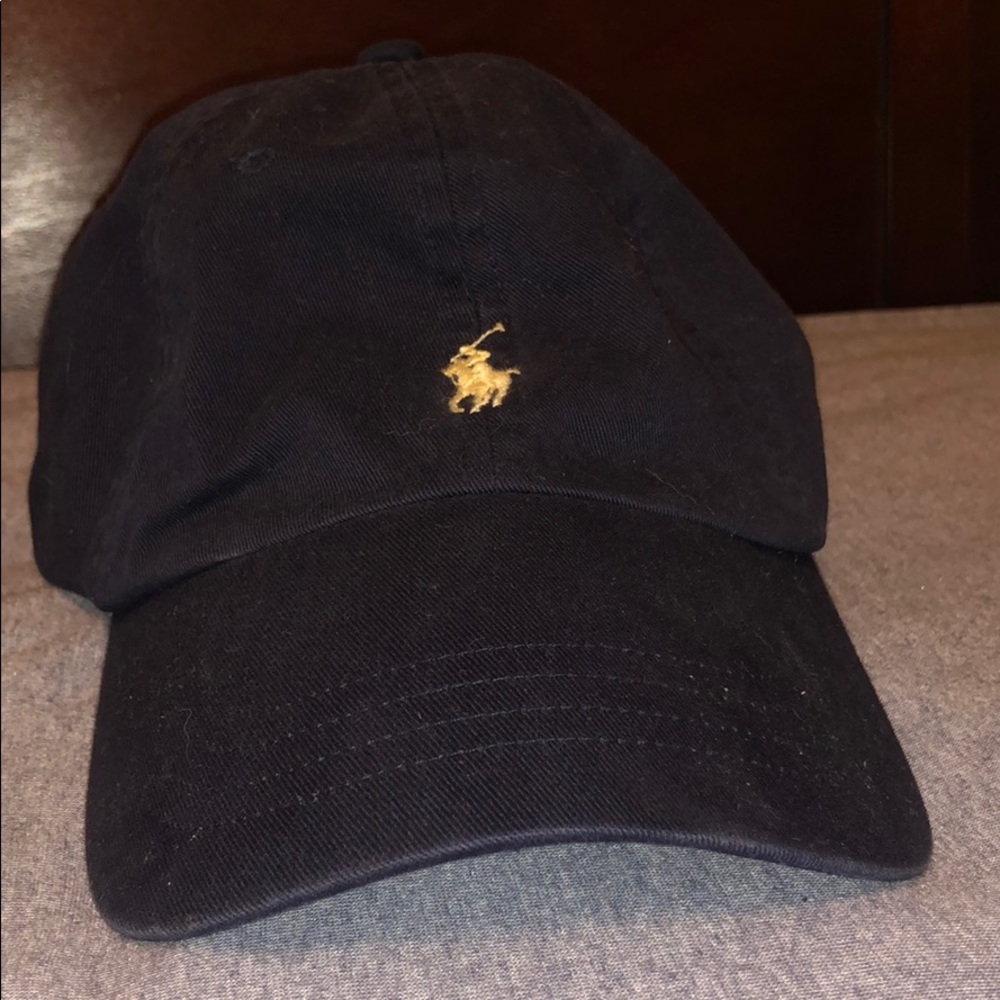 Navy blue polo hat